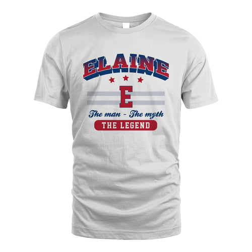 The Man The Myth The Legend With Your Name Shirt ELAINE M1-35