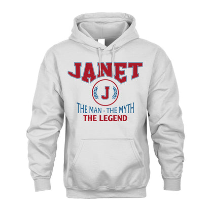 The Man The Myth The Legend Jet Style Shirt JANET M1-9