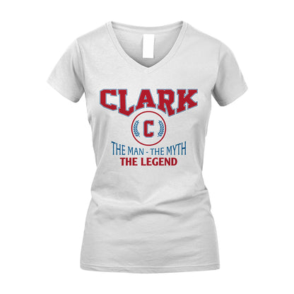 The Man The Myth The Legend Jet Style Shirt CLARK M1-9