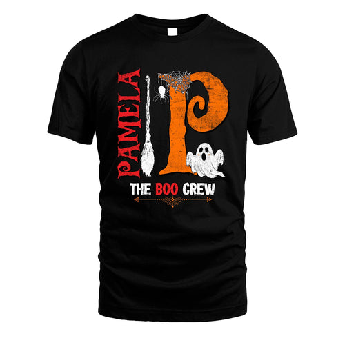The Boo Crew Halloween With Your Name Shirt PAMELA M1-23