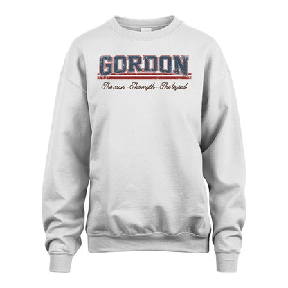 The Man The Myth The Legend Vintage Shirt GORDON M1-6