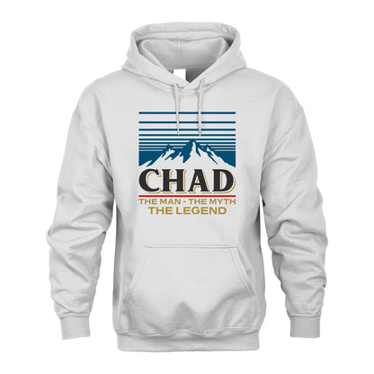 The Man The Myth The Legend Vintage Mountain Shirt CHAD M1-19