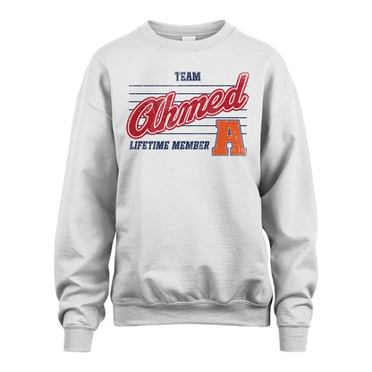 Team Your Name Lifetime Member Vintage Shirt AHMED M1-24