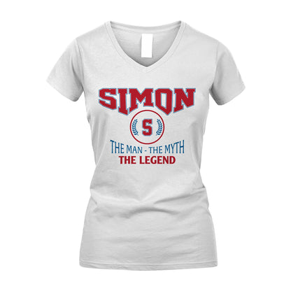 The Man The Myth The Legend Jet Style Shirt SIMON M1-9