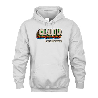 Your Name Built Different Retro Shirt CLAUDIA M1-26