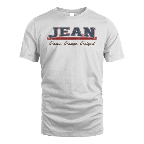 The Man The Myth The Legend Vintage Shirt JEAN M1-6