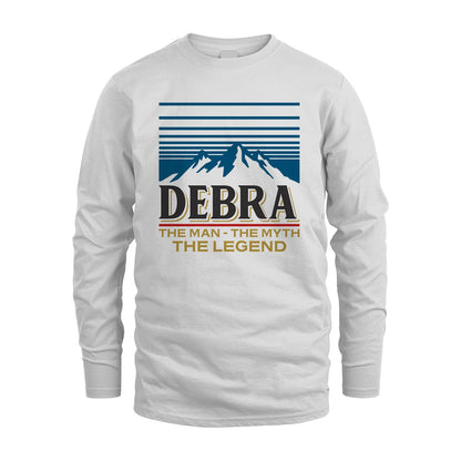 The Man The Myth The Legend Vintage Mountain Shirt DEBRA M1-19