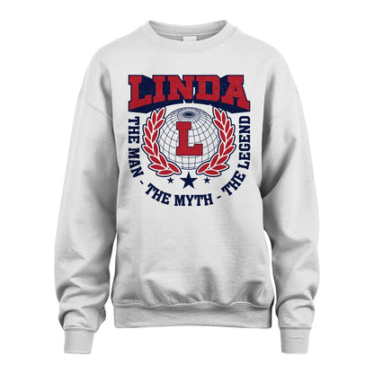 The Man The Myth The Legend Logo Shirt LINDA M1-30