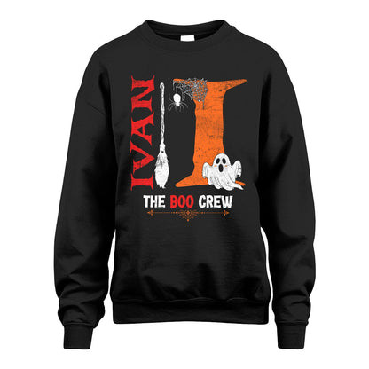 The Boo Crew Halloween With Your Name Shirt IVAN M1-23