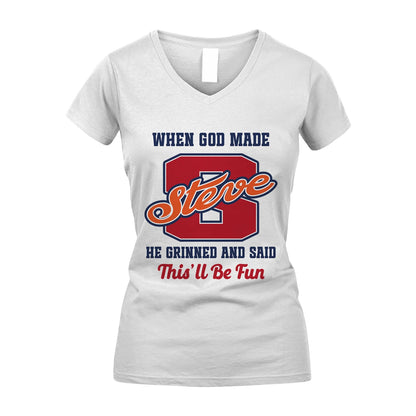 God Made Your Name Custom Shirt STEVE M1-16