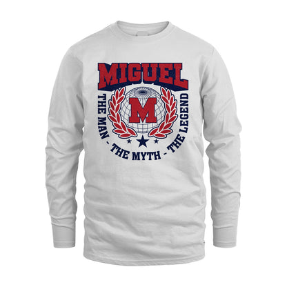 The Man The Myth The Legend Logo Shirt MIGUEL M1-30