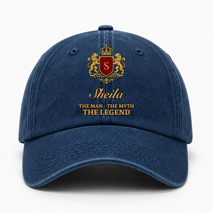 The Man The Myth The Legend Royal Blue Cap SHEILA 13K1 C49PF