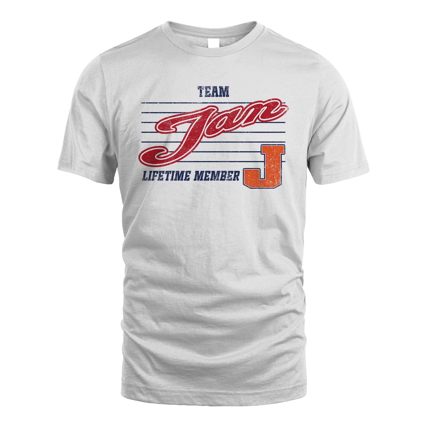 Team Your Name Lifetime Member Vintage Shirt JAN M1-24