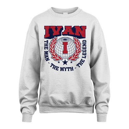 The Man The Myth The Legend Logo Shirt IVAN M1-30