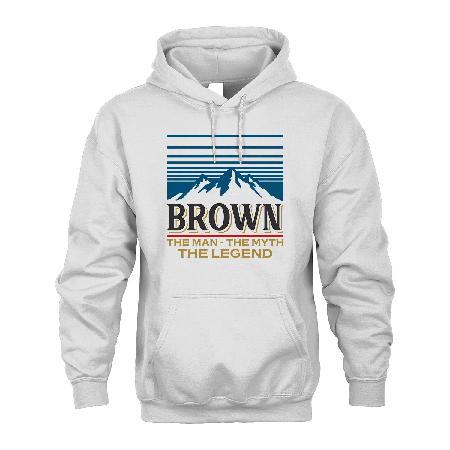 The Man The Myth The Legend Vintage Mountain Shirt BROWN M1-19