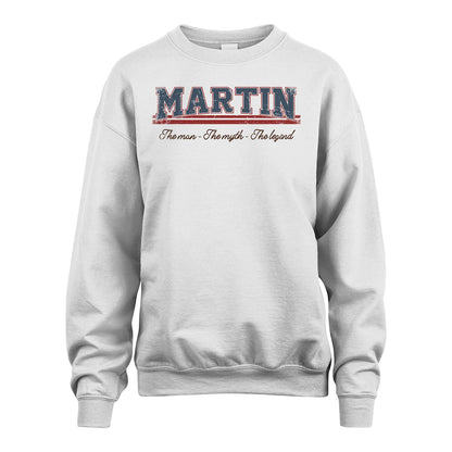 The Man The Myth The Legend Vintage Shirt MARTIN M1-6
