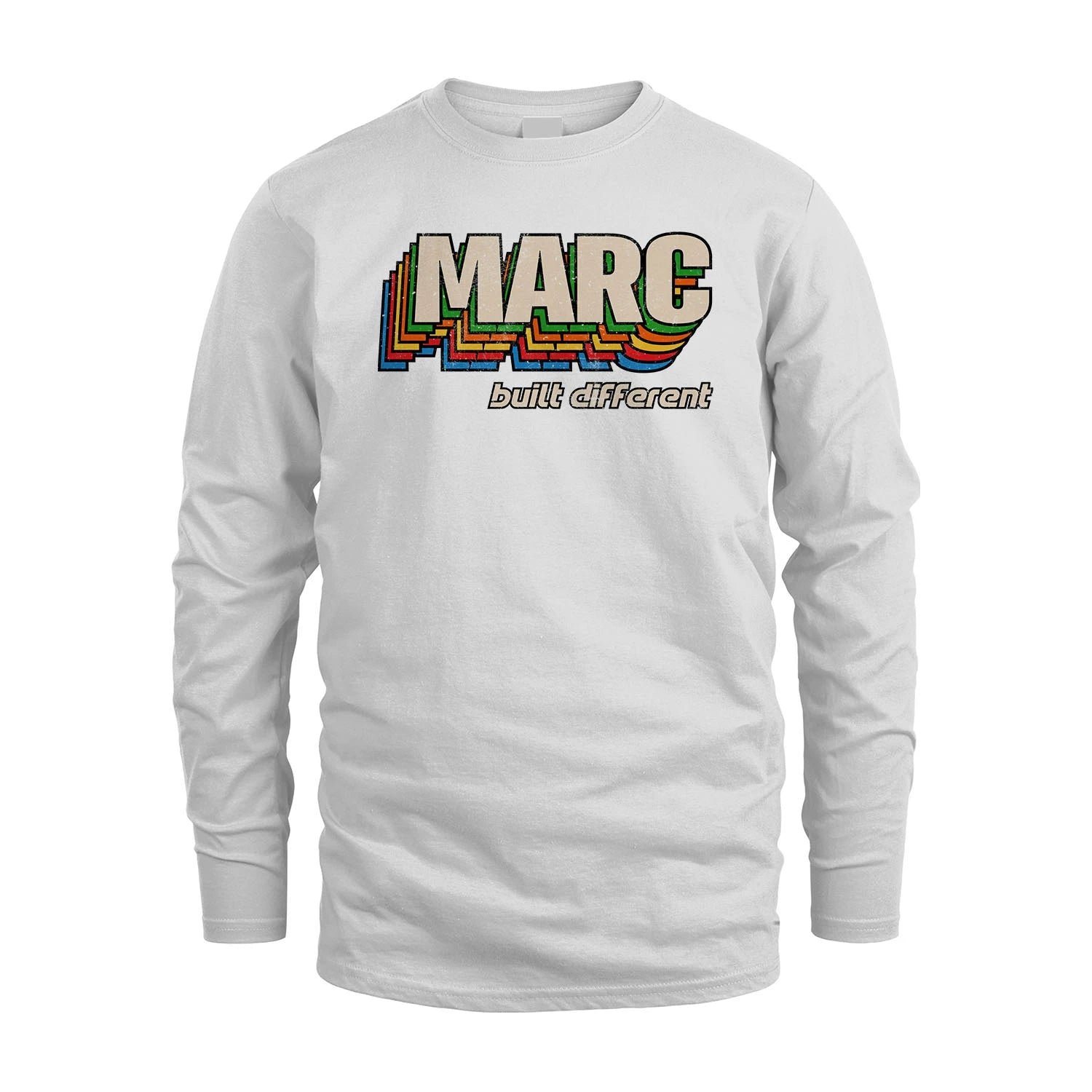 Your Name Built Different Retro Shirt MARC M1-26