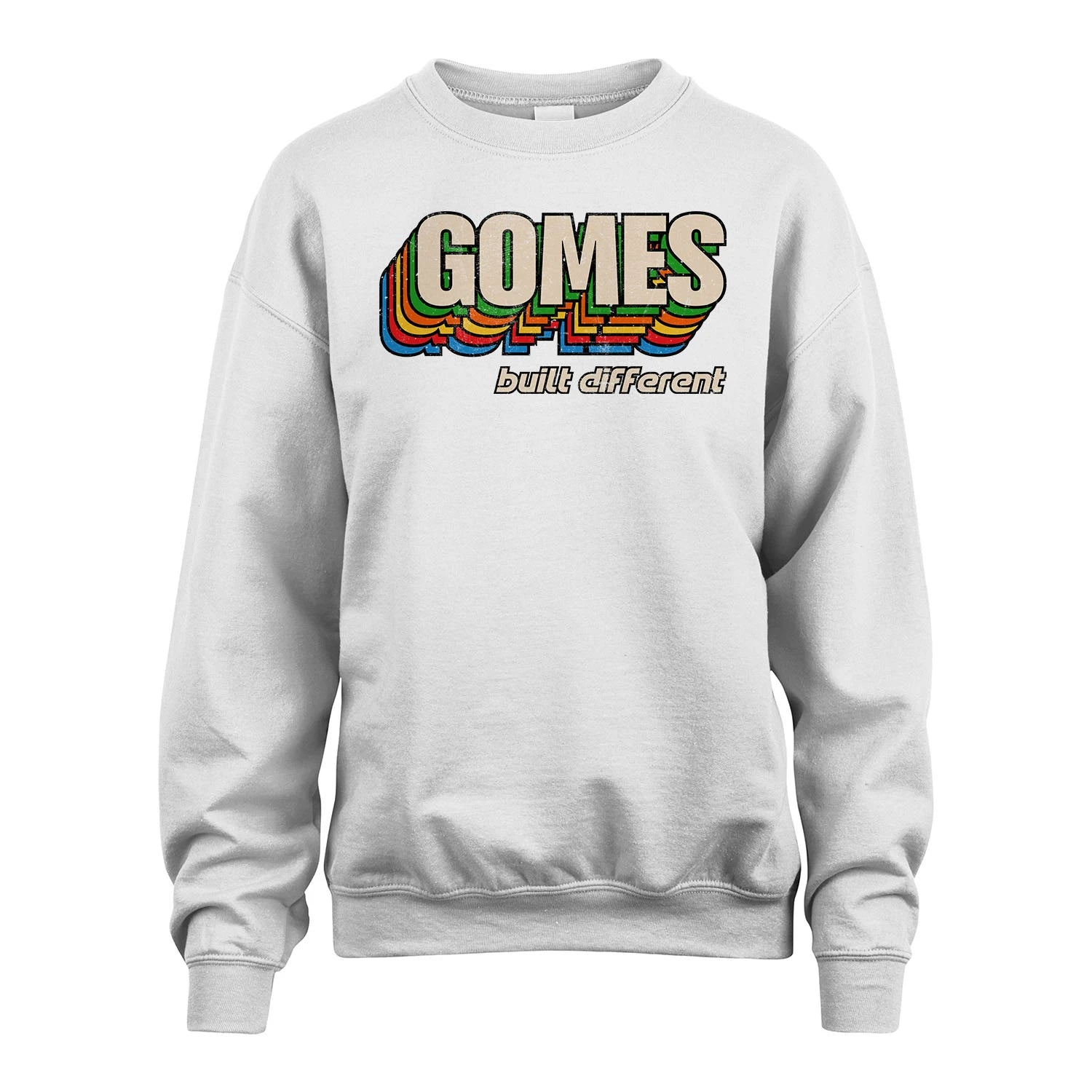 Your Name Built Different Retro Shirt GOMES M1-26