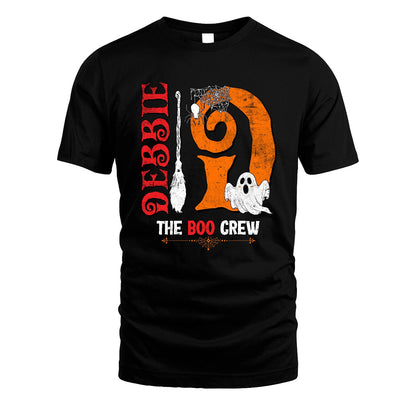 The Boo Crew Halloween With Your Name Shirt DEBBIE M1-23