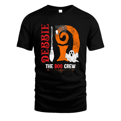 The Boo Crew Halloween With Your Name Shirt DEBBIE M1-23