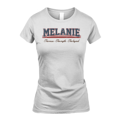 The Man The Myth The Legend Vintage Shirt MELANIE M1-6