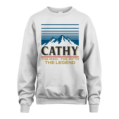 The Man The Myth The Legend Vintage Mountain Shirt CATHY M1-19