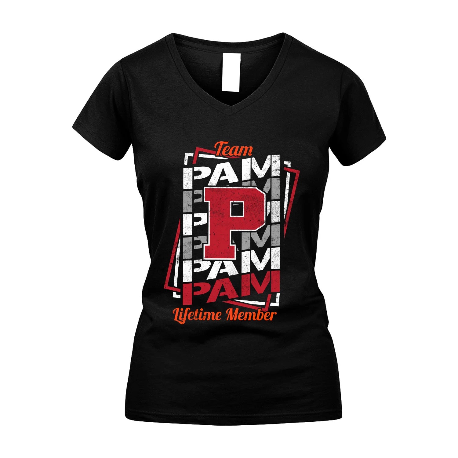 Team Your Name Lifetime Member Sporty Shirt PAM M1-25