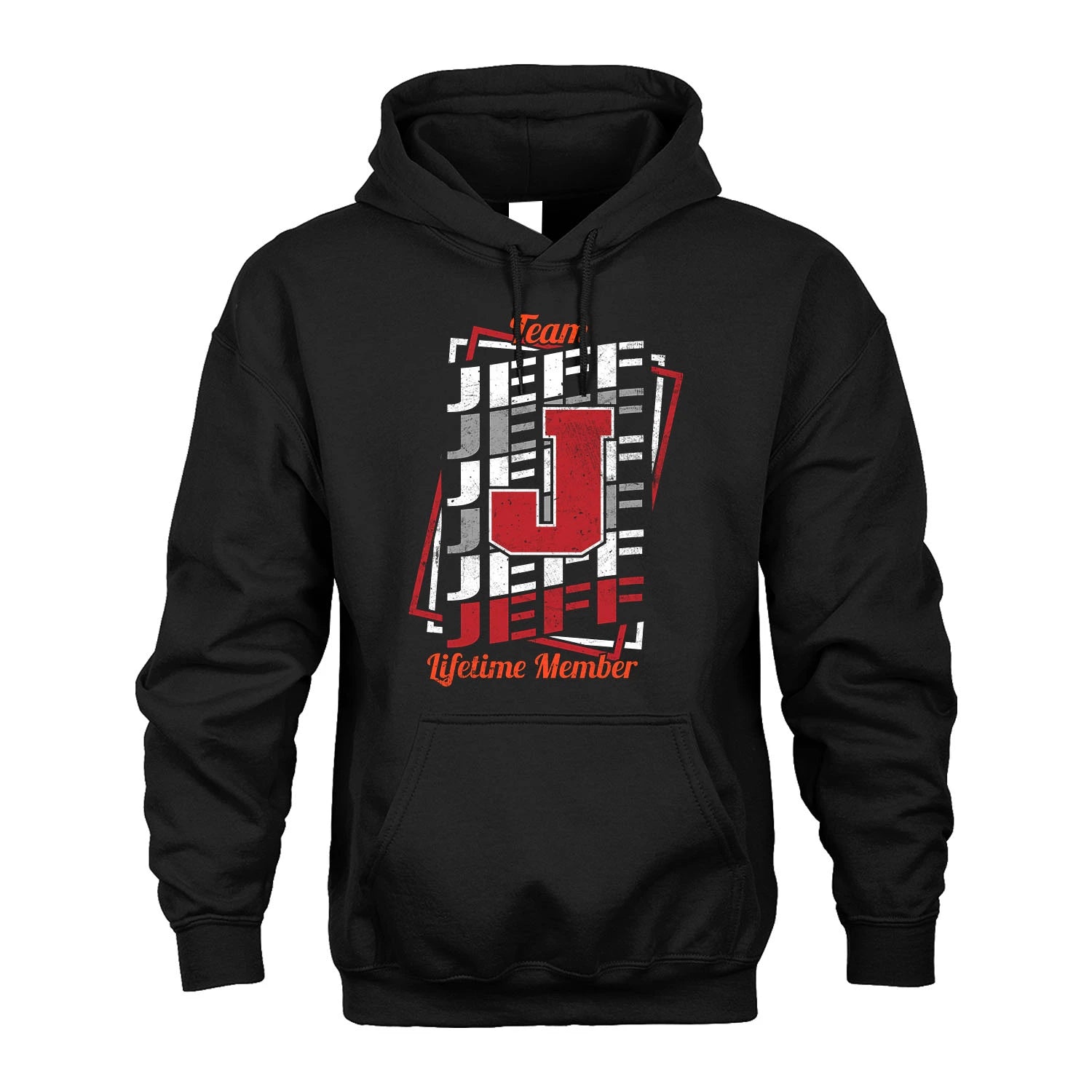 Team Your Name Lifetime Member Sporty Shirt JEFF M1-25