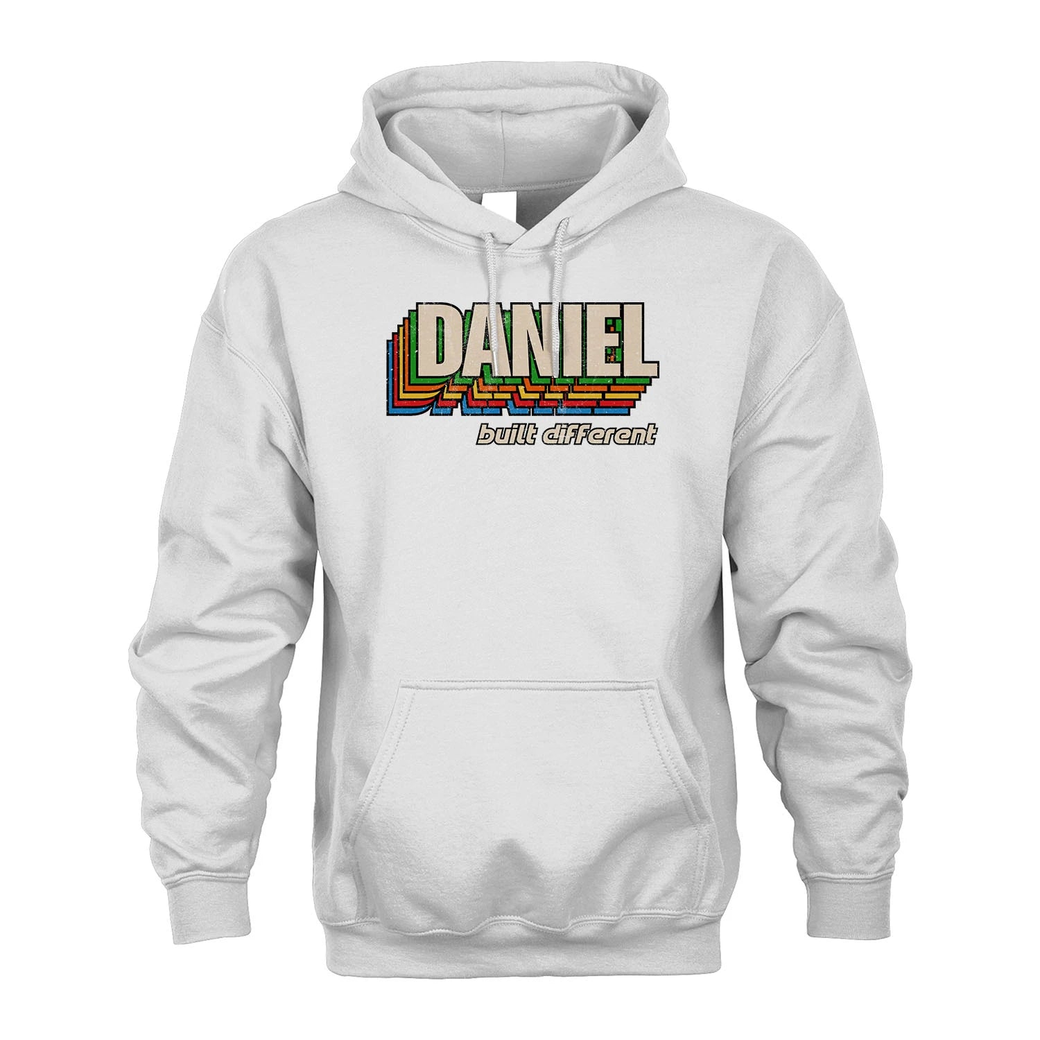 Your Name Built Different Retro Shirt DANIEL M1-26