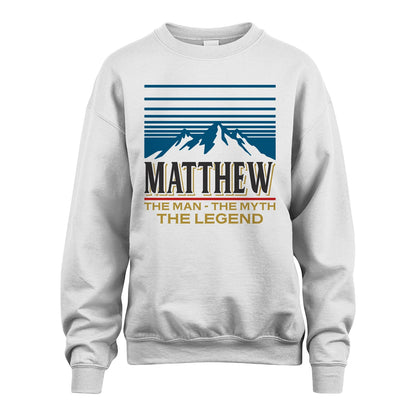 The Man The Myth The Legend Vintage Mountain Shirt MATTHEW M1-19
