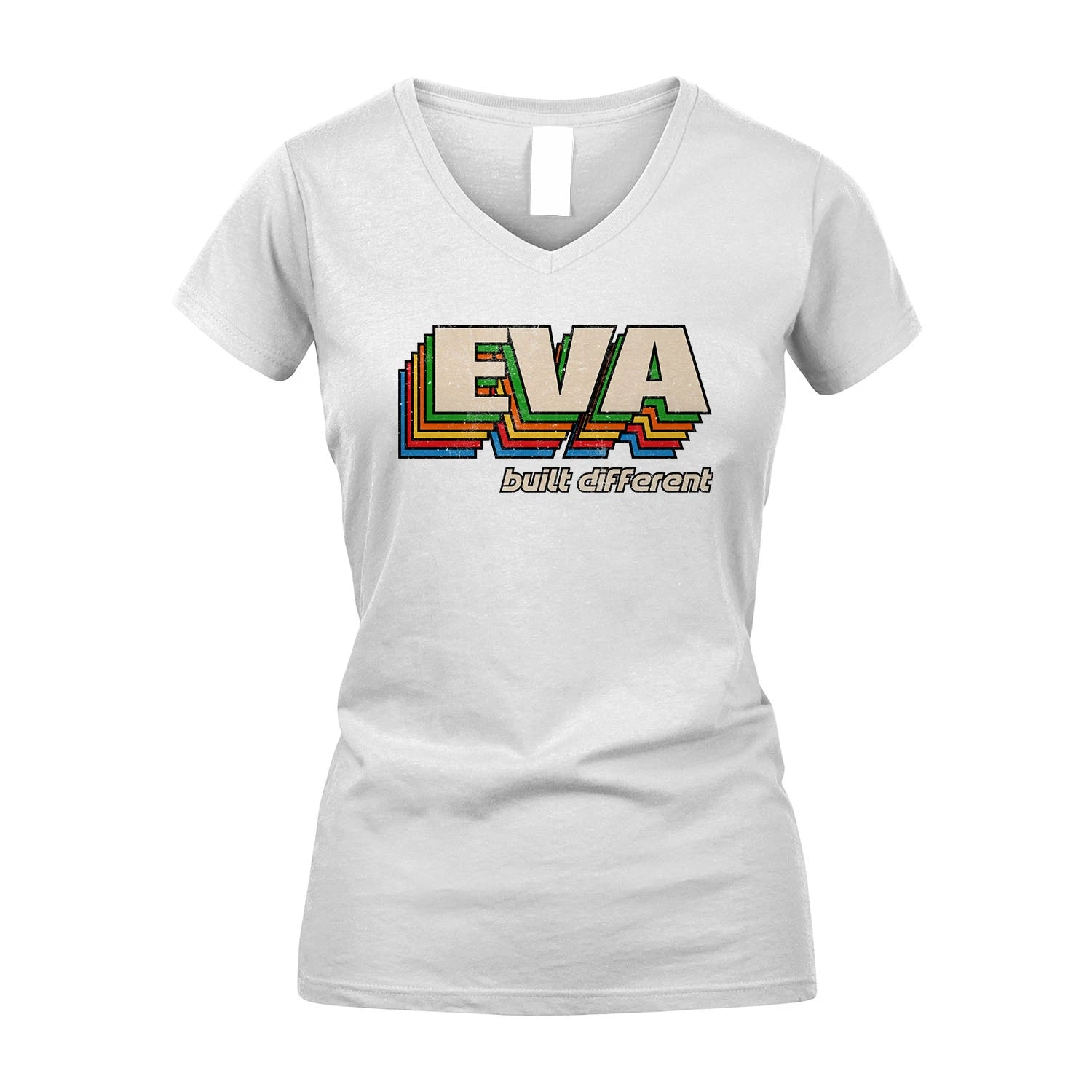 Your Name Built Different Retro Shirt EVA M1-26