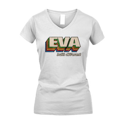 Your Name Built Different Retro Shirt EVA M1-26