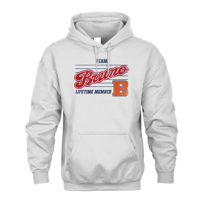 Team Your Name Lifetime Member Vintage Shirt BRUNO M1-24