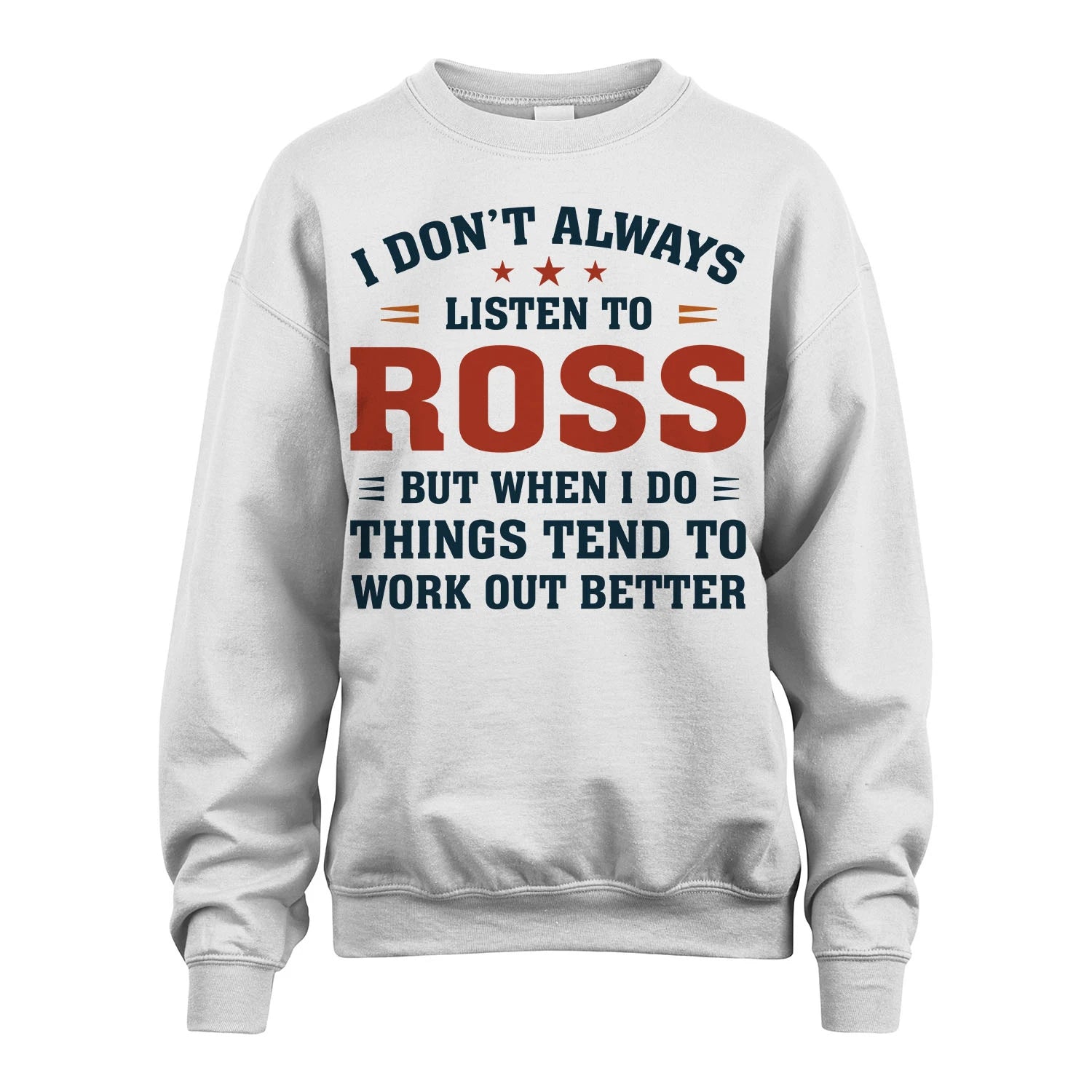 I Don't Always Listen To... ROSS M1-2