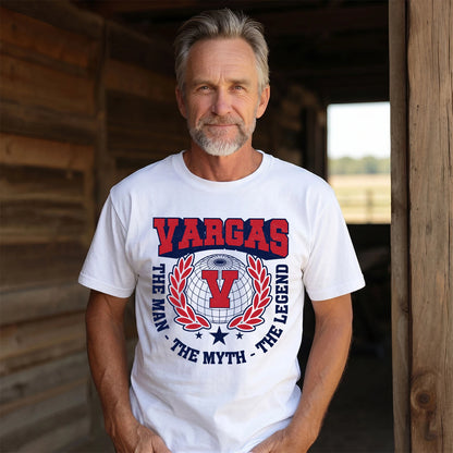 The Man The Myth The Legend Logo Shirt VARGAS M1-30
