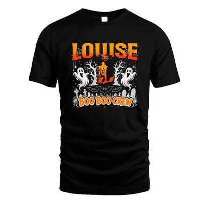 Boo Boo Crew Halloween Custom Name Shirt LOUISE M1-28