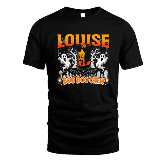 Boo Boo Crew Halloween Custom Name Shirt LOUISE M1-28