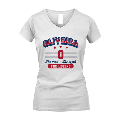 The Man The Myth The Legend With Your Name Shirt OLIVEIRA M1-35