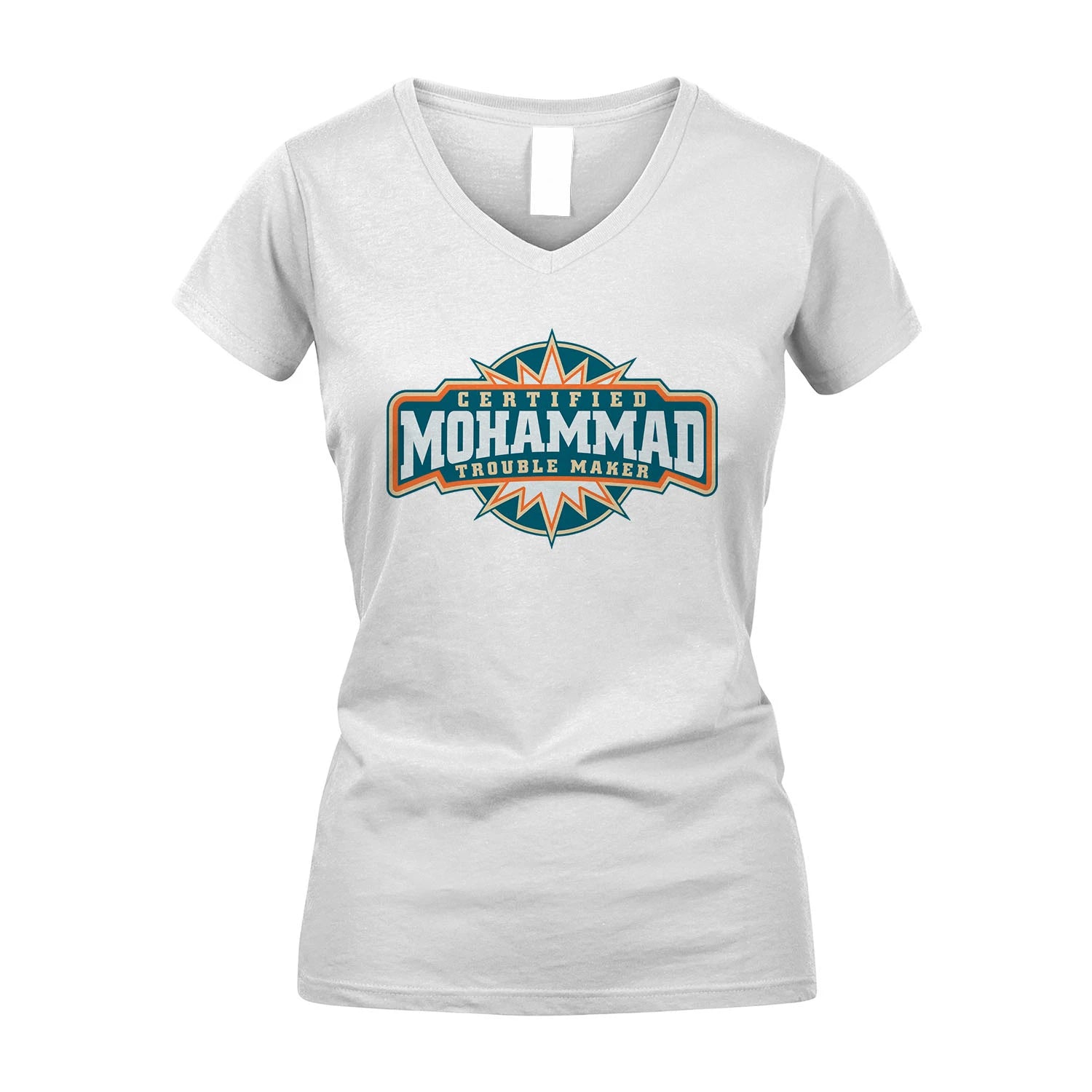 Certified Your Name Trouble Maker Shirt MOHAMMAD M1-36