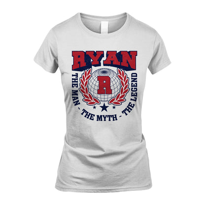 The Man The Myth The Legend Logo Shirt RYAN M1-30