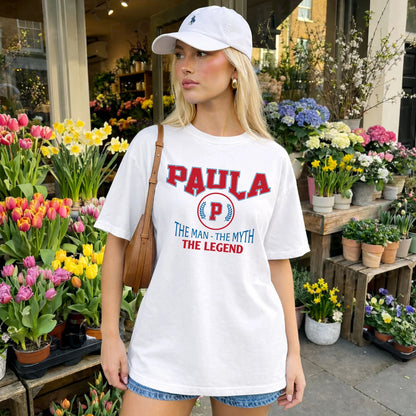 The Man The Myth The Legend Jet Style Shirt PAULA M1-9