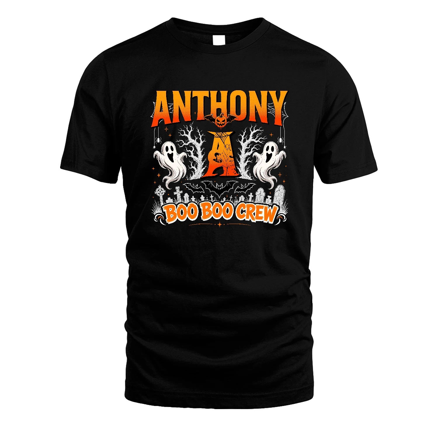Boo Boo Crew Halloween Custom Name Shirt ANTHONY M1-28
