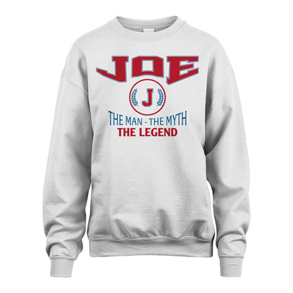 The Man The Myth The Legend Jet Style Shirt JOE M1-9