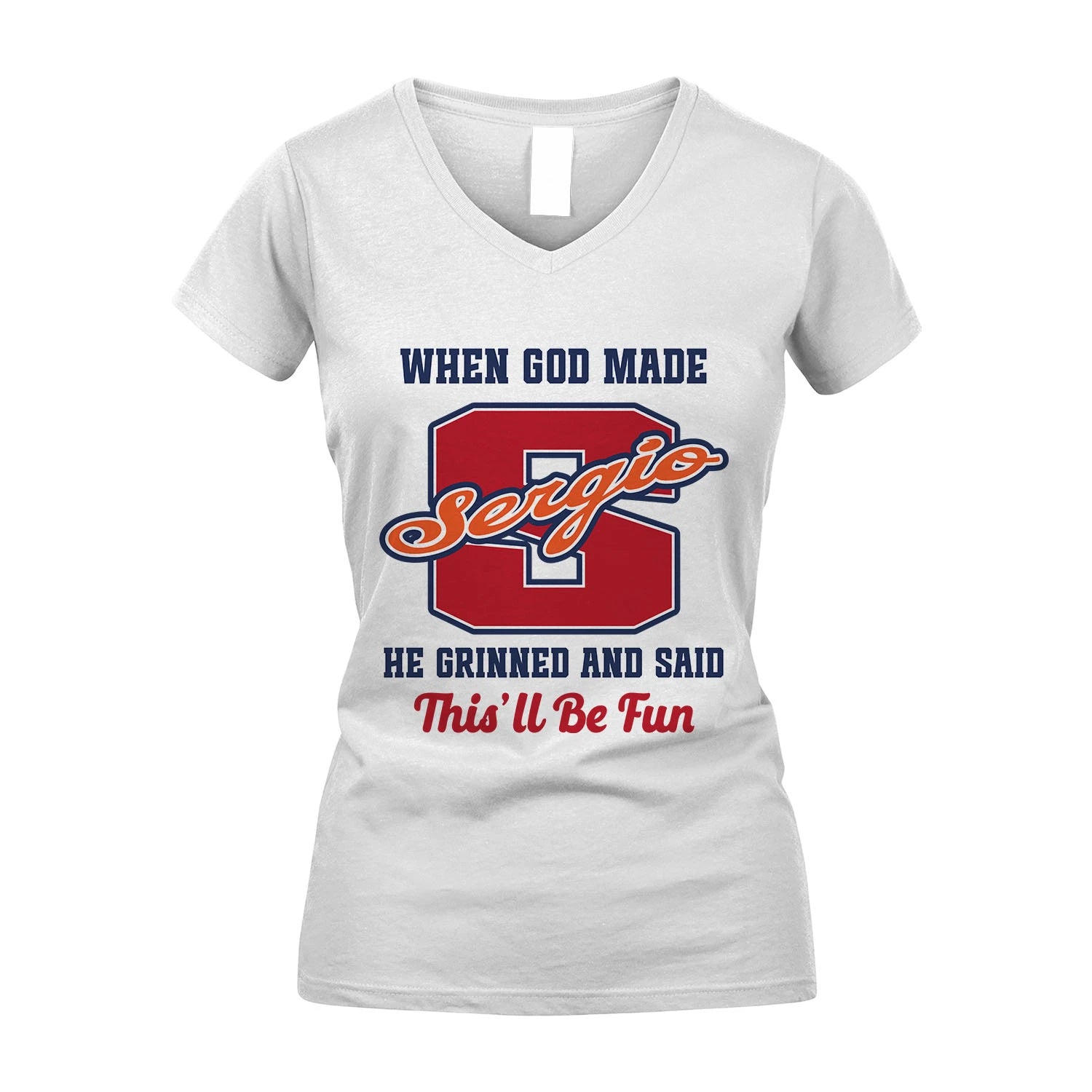 God Made Your Name Custom Shirt SERGIO M1-16