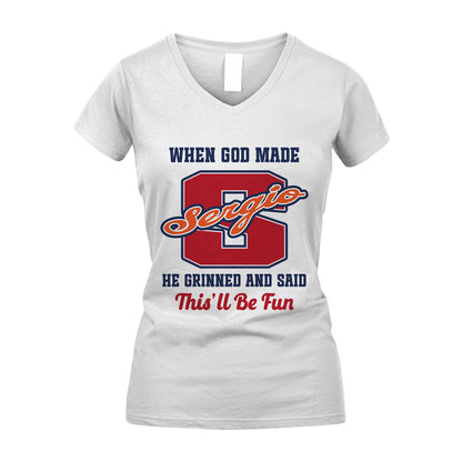 God Made Your Name Custom Shirt SERGIO M1-16