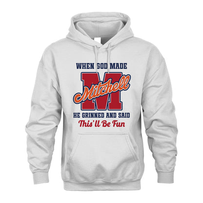 God Made Your Name Custom Shirt MITCHELL M1-16