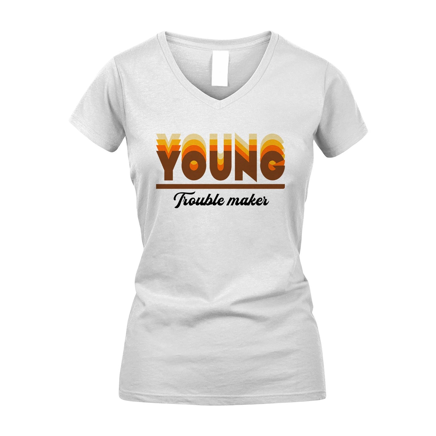 Your Name Trouble Maker Funny Shirt YOUNG M1-34