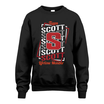 Team Your Name Lifetime Member Sporty Shirt SCOTT M1-25