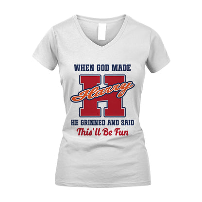 God Made Your Name Custom Shirt HARRY M1-16