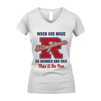 God Made Your Name Custom Shirt REGINA M1-16